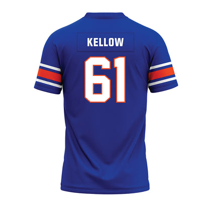 Boise State - NCAA Football : Caden Kellow - Blue Premium Football Jersey-1