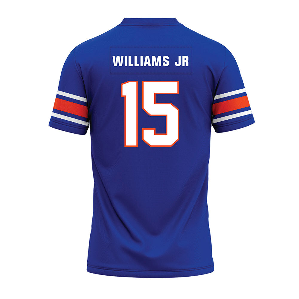 Boise State - NCAA Football : Qumonte Williams Jr - Blue Premium Football Jersey-1