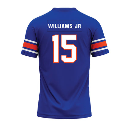 Boise State - NCAA Football : Qumonte Williams Jr - Blue Premium Football Jersey-1