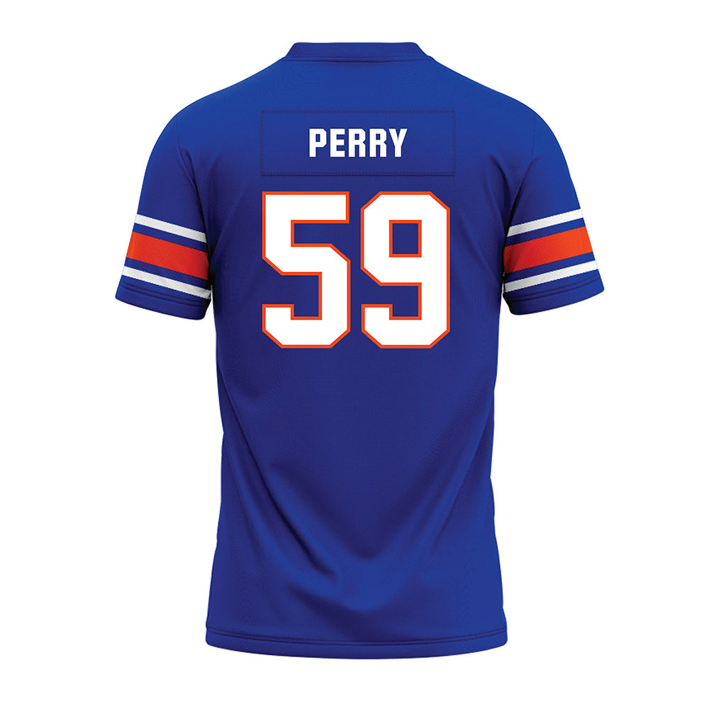Boise State - NCAA Football : Jameson Perry - Blue Premium Football Jersey-1