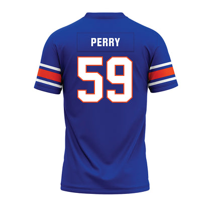 Boise State - NCAA Football : Jameson Perry - Blue Premium Football Jersey-1