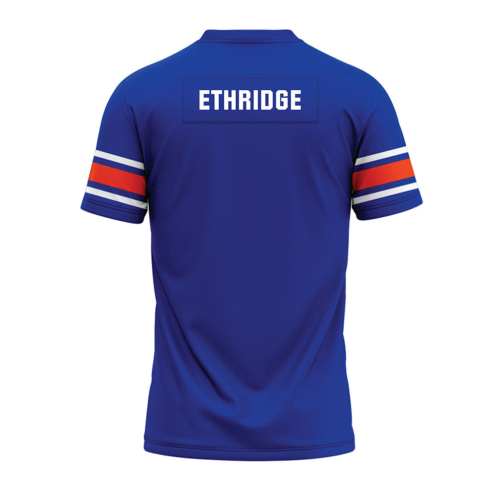 Boise State - NCAA Football : Tyler Ethridge - Blue Premium Football Jersey-1