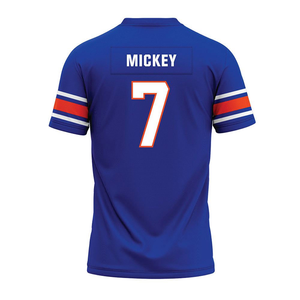 Boise State - NCAA Football : Jaden Mickey - Blue Premium Football Jersey-1