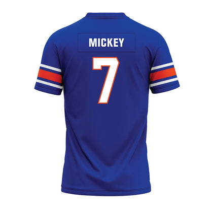 Boise State - NCAA Football : Jaden Mickey - Blue Premium Football Jersey-1