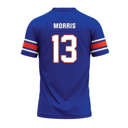 Boise State - NCAA Football : Darren Morris - Blue Premium Football Jersey-1