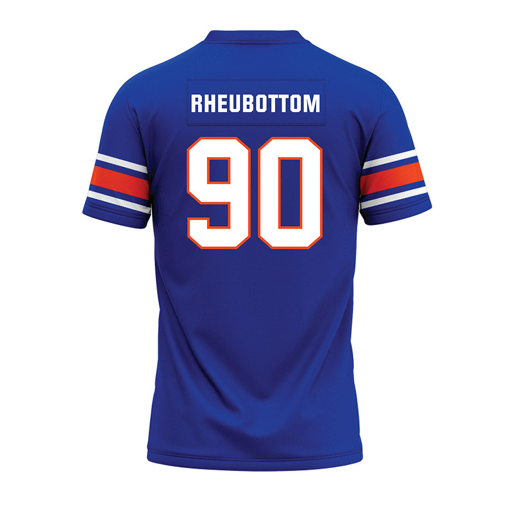 Boise State - NCAA Football : Drew Rheubottom - Blue Premium Football Jersey-1