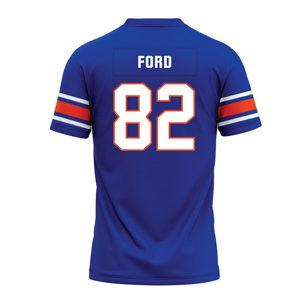 Boise State - NCAA Football : Ben Ford - Blue Premium Football Jersey