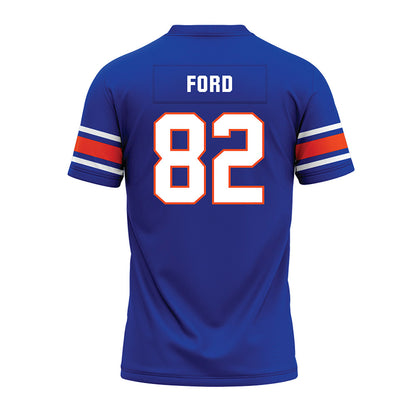 Boise State - NCAA Football : Ben Ford - Blue Premium Football Jersey