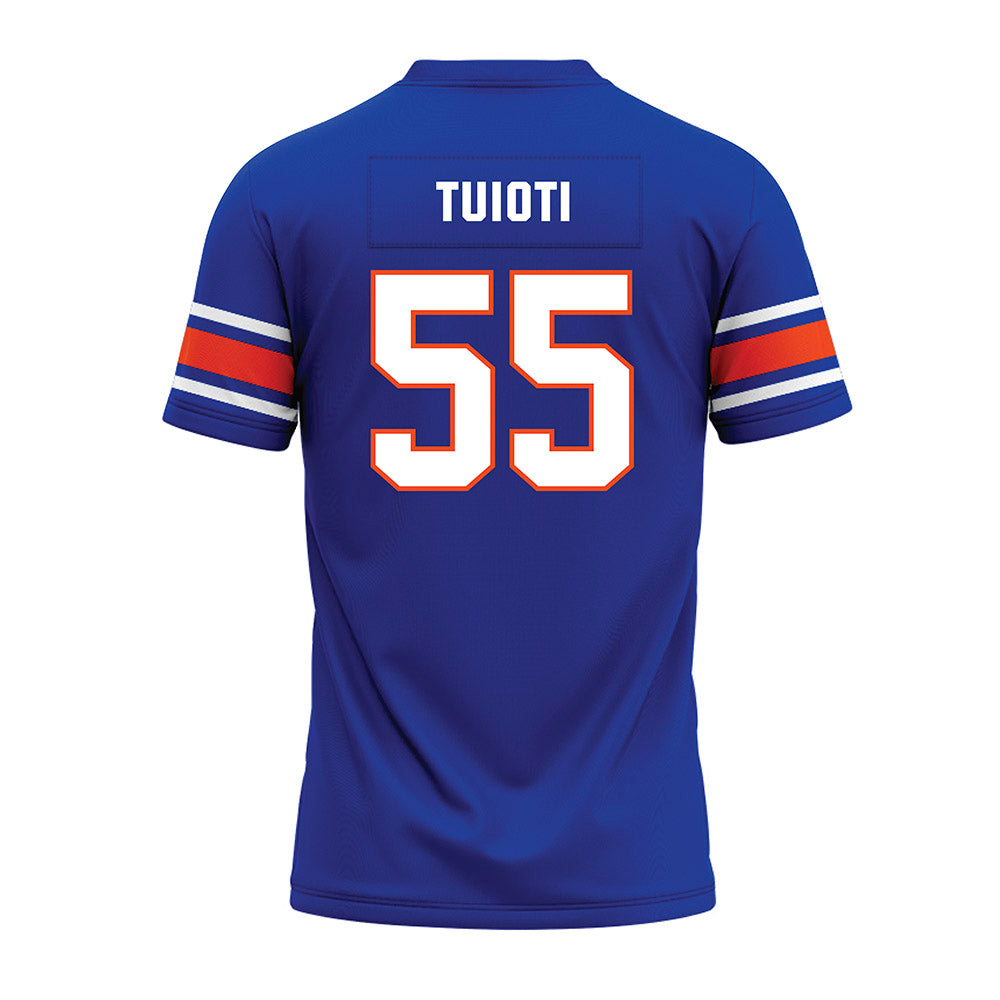 Boise State - NCAA Football : Mana Tuioti - Blue Premium Football Jersey-1