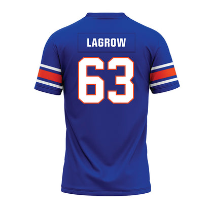 Boise State - NCAA Football : Connor LaGrow - Blue Premium Football Jersey-1