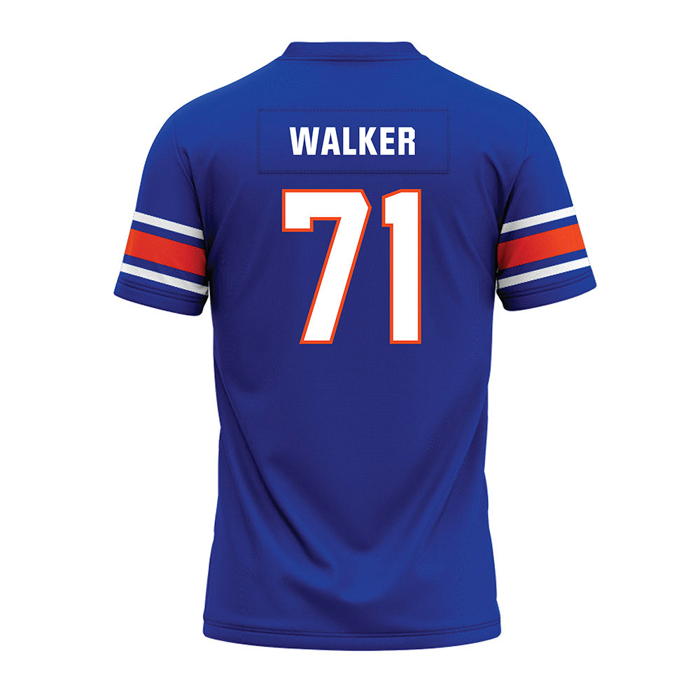 Boise State - NCAA Football : Miles Walker - Blue Premium Football Jersey-1