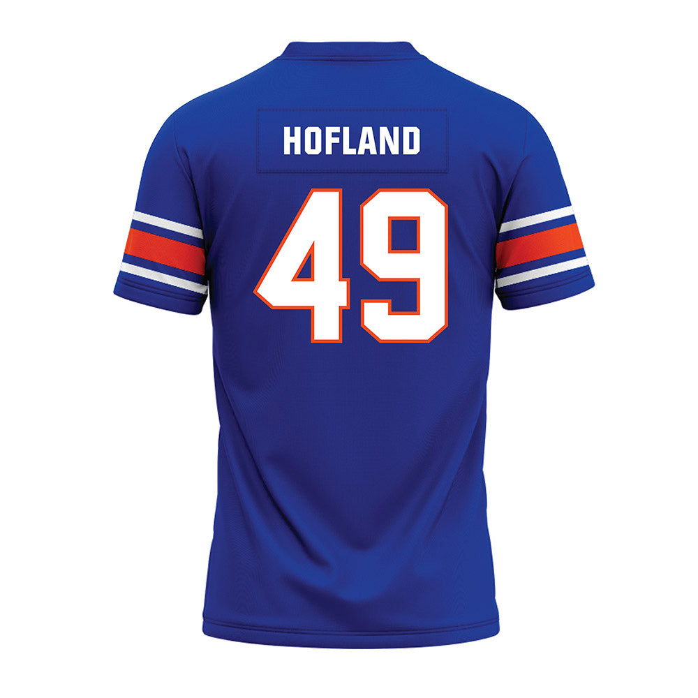 Boise State - NCAA Football : Beckham Hofland - Blue Premium Football Jersey-1
