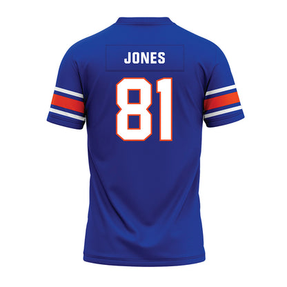 Boise State - NCAA Football : Kamryn Jones - Blue Premium Football Jersey-1
