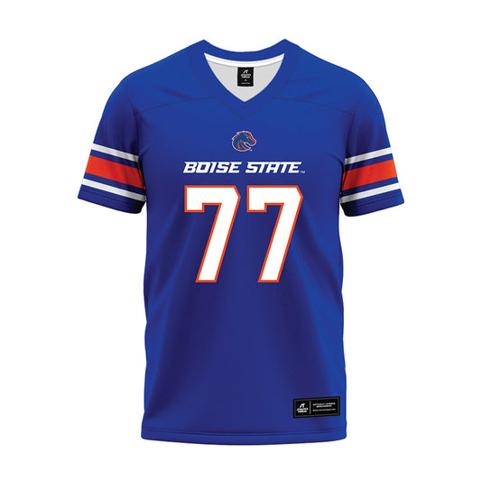 Boise State - NCAA Football : Kole Cronin - Blue Premium Football Jersey-0
