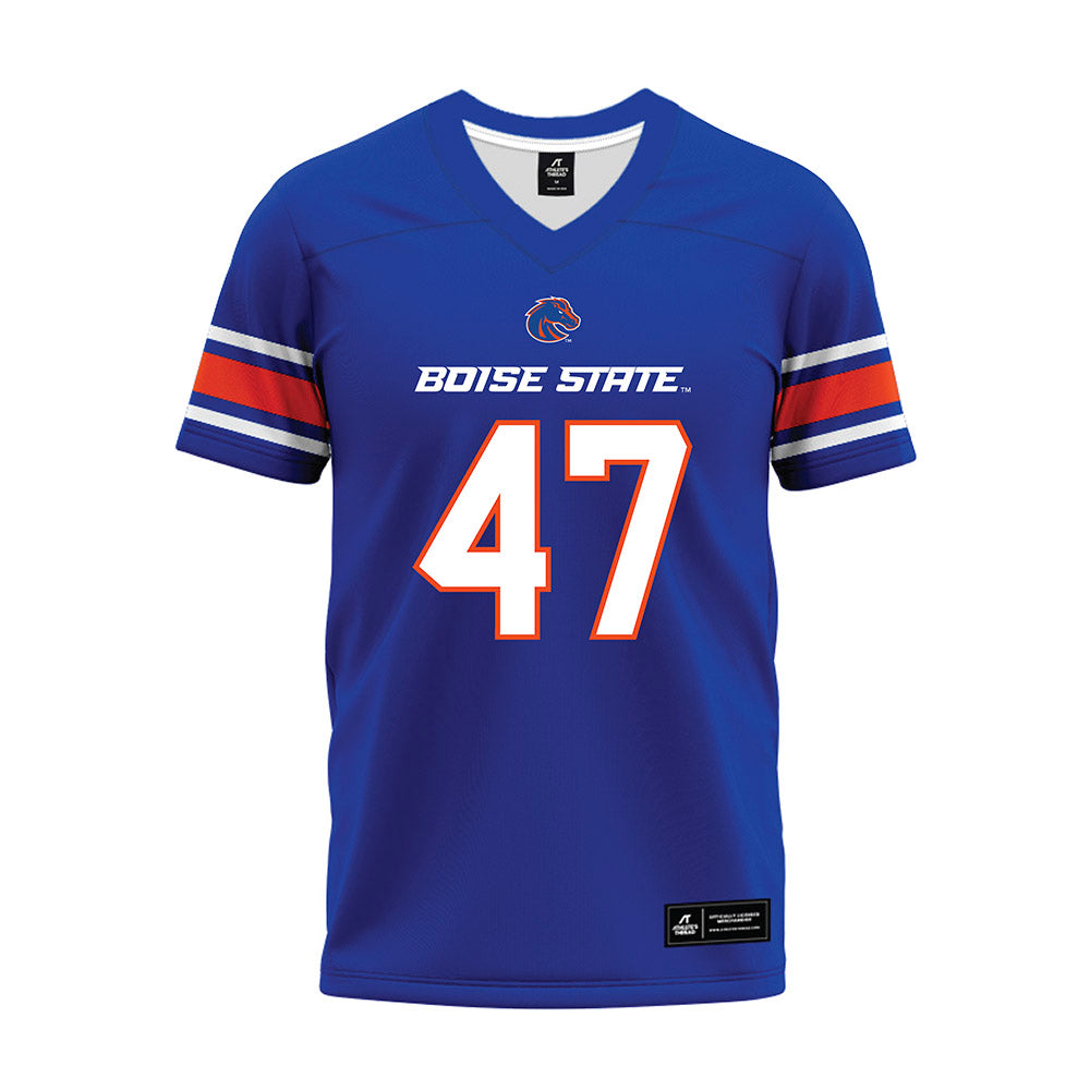 Boise State - NCAA Football : Kaden Anderson - Blue Premium Football Jersey-0