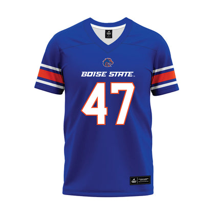Boise State - NCAA Football : Kaden Anderson - Blue Premium Football Jersey-0