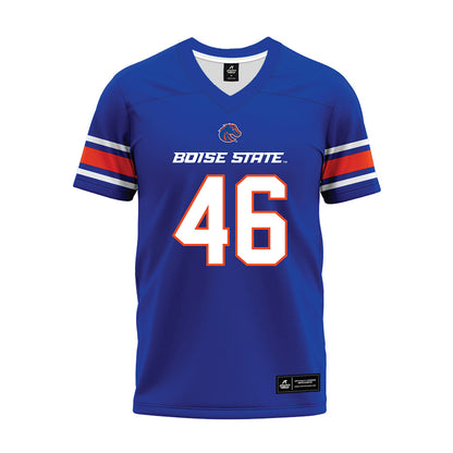 Boise State - NCAA Football : Hunter Steacker - Blue Premium Football Jersey
