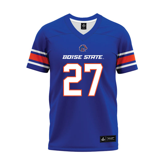Boise State - NCAA Football : Harry Stewart - Blue Premium Football Jersey-0