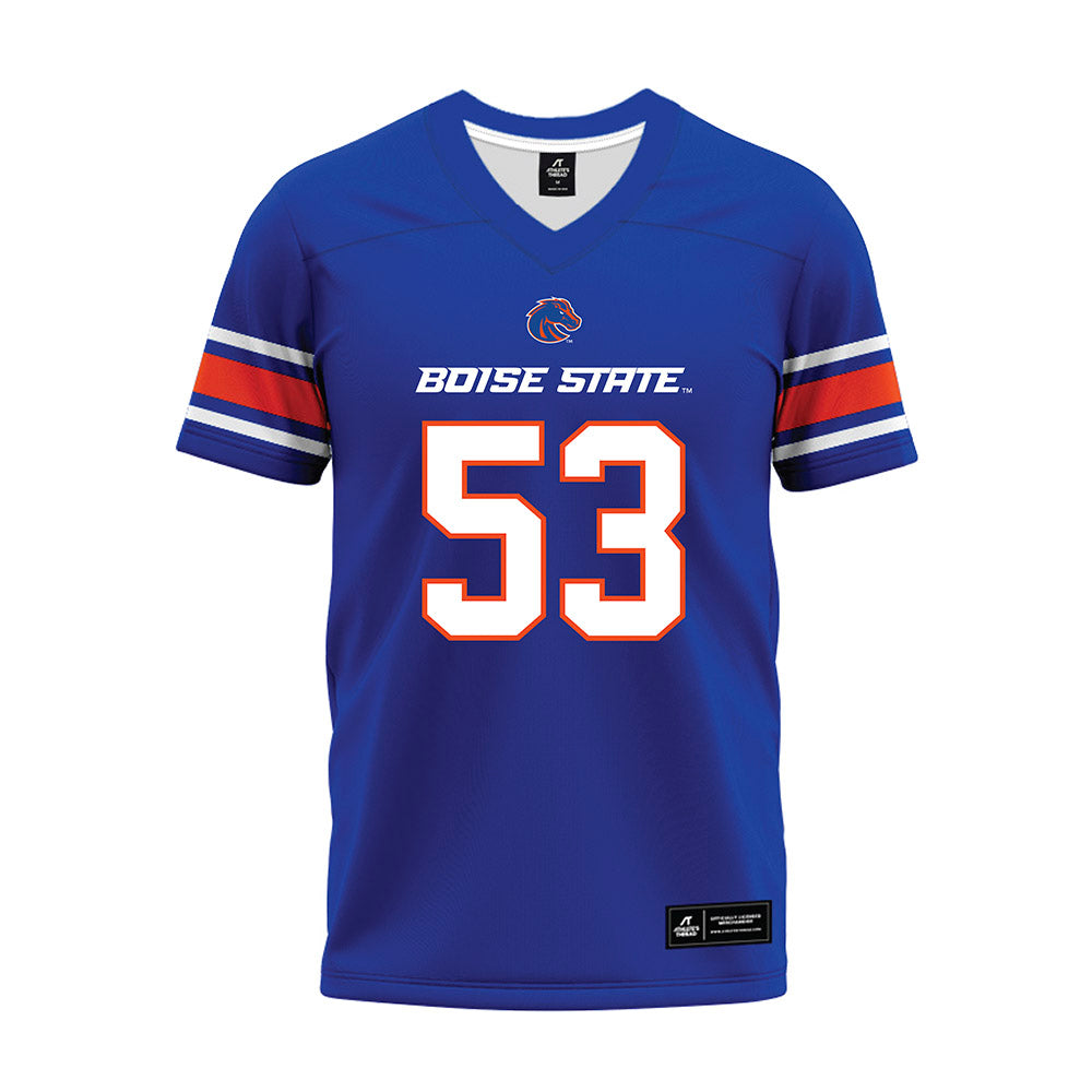 Boise State - NCAA Football : Ty Tanner - Blue Premium Football Jersey-0