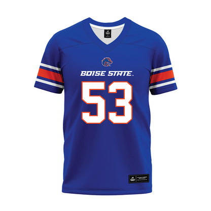 Boise State - NCAA Football : Ty Tanner - Blue Premium Football Jersey-0