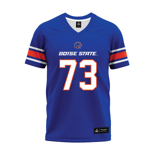 Boise State - NCAA Football : Parker Perkins - Blue Premium Football Jersey-0