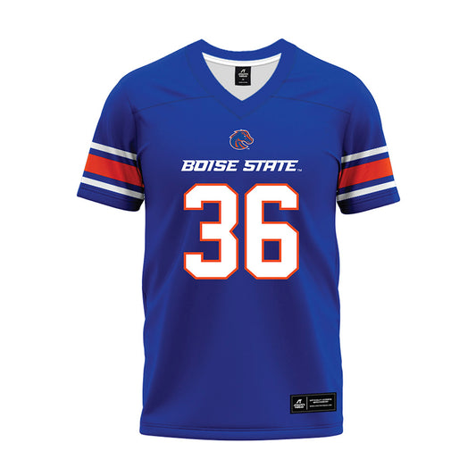Boise State - NCAA Football : Jacob Arbuckle - Blue Premium Football Jersey-0