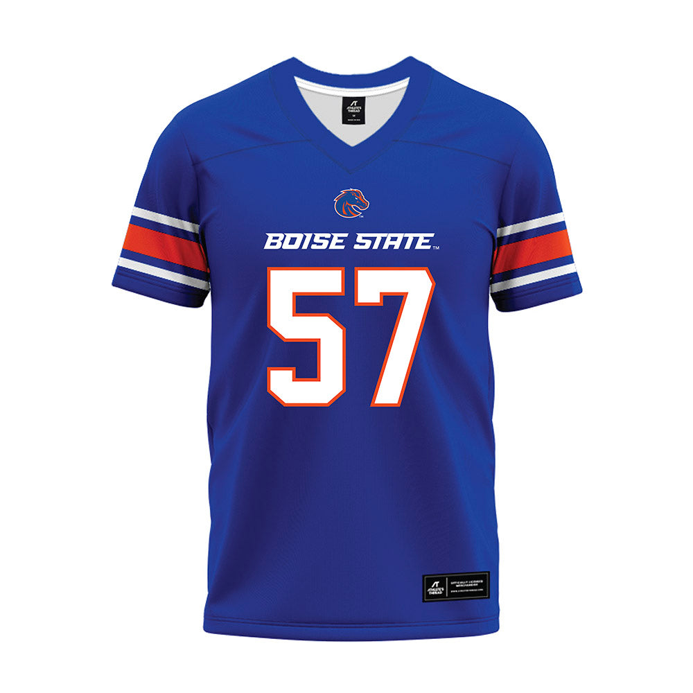 Boise State - NCAA Football : Gustaf Henriks Ras - Blue Premium Football Jersey-0