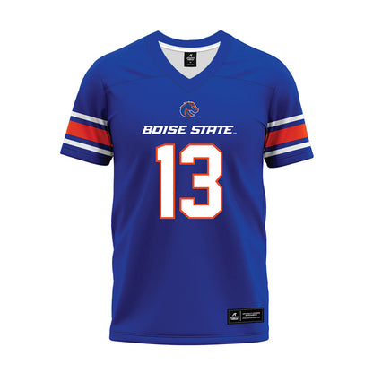 Boise State - NCAA Football : Darren Morris - Blue Premium Football Jersey-0