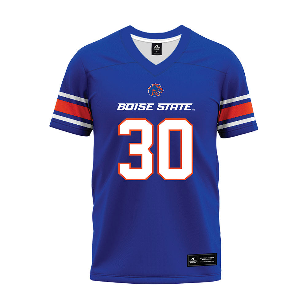 Boise State - NCAA Football : Adam Auston - Blue Premium Football Jersey-0
