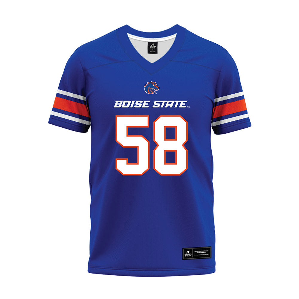 Boise State - NCAA Football : Deuce Alailefaleula - Blue Premium Football Jersey-0