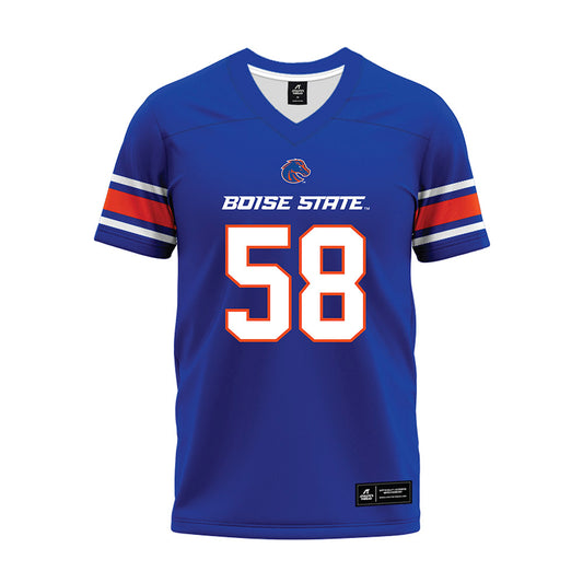 Boise State - NCAA Football : Deuce Alailefaleula - Blue Premium Football Jersey-0