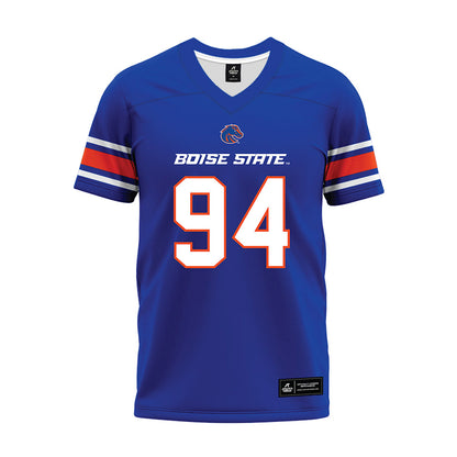 Boise State - NCAA Football : Paz St. John - Blue Premium Football Jersey-0