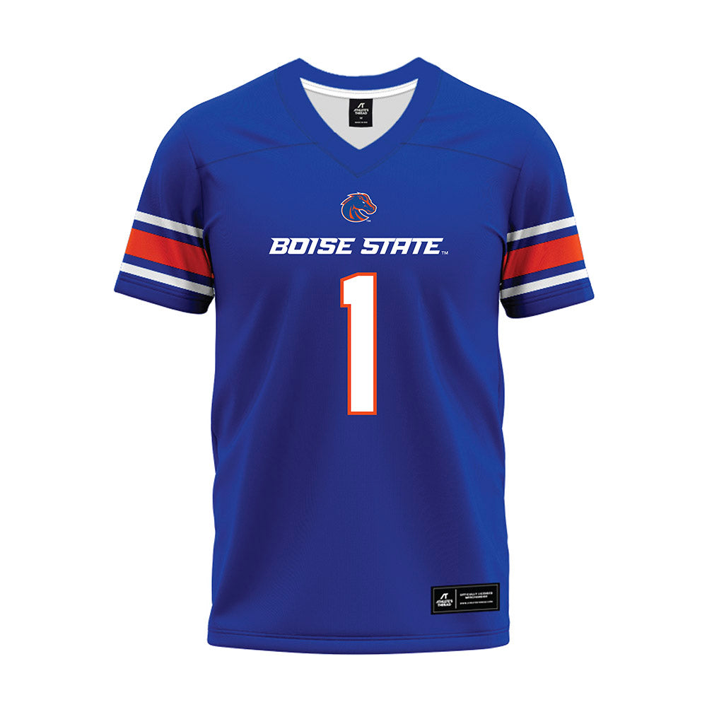 Boise State - NCAA Football : Boen Phelps - Blue Premium Football Jersey-0
