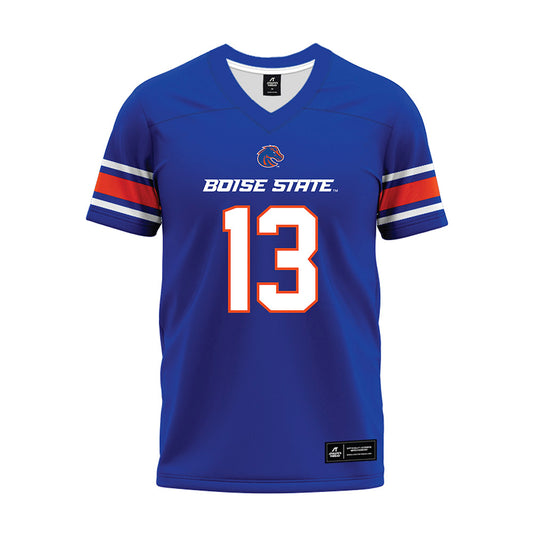 Boise State - NCAA Football : Darren Morris - Blue Premium Football Jersey-0