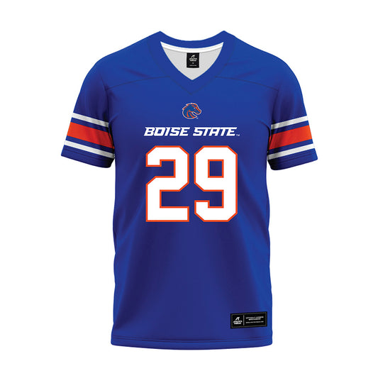 Boise State - NCAA Football : Lincoln Dunn - Blue Premium Football Jersey-0