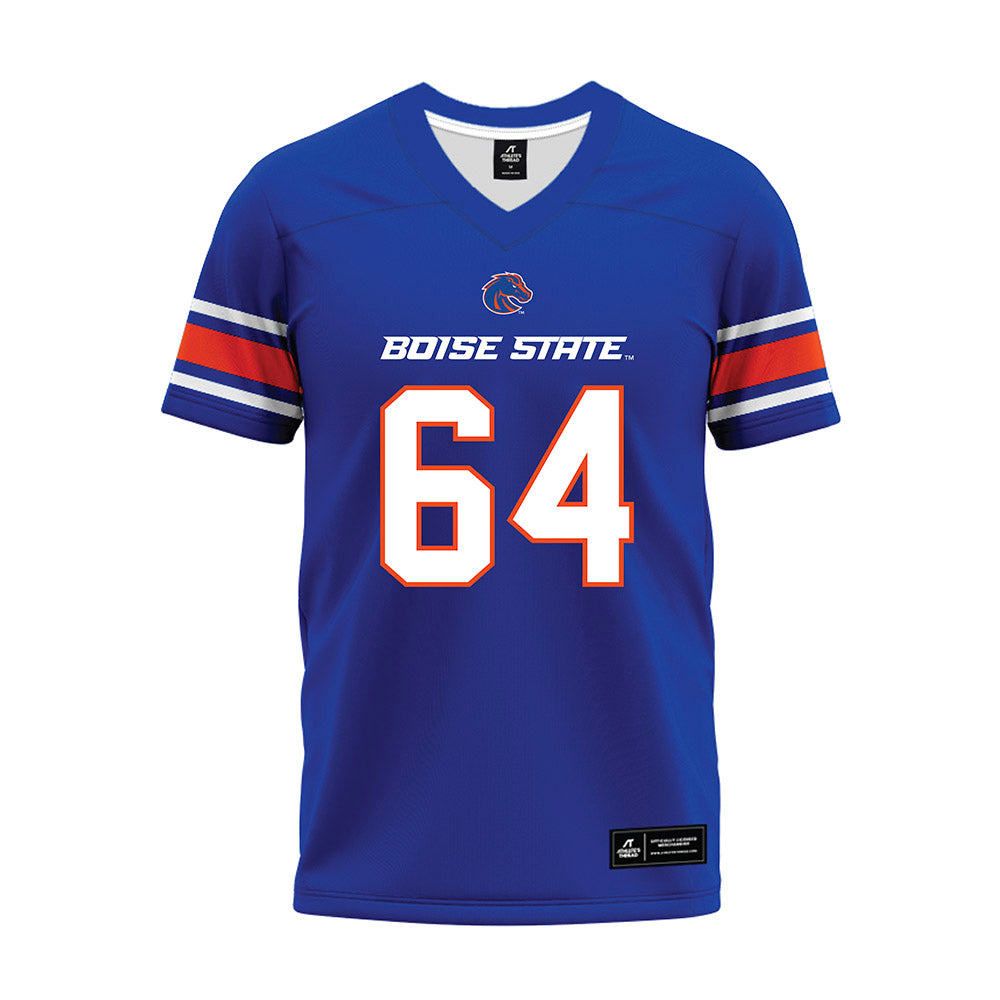 Boise State - NCAA Football : Carson Rasmussen - Blue Premium Football Jersey-0