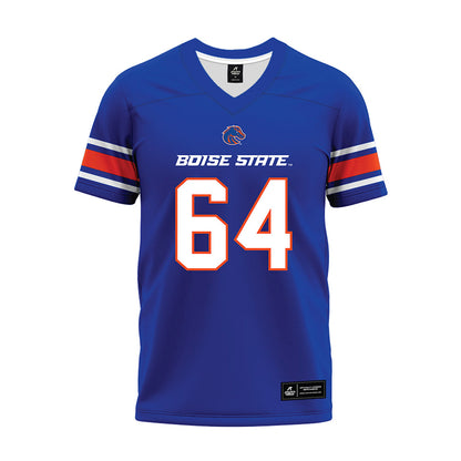 Boise State - NCAA Football : Carson Rasmussen - Blue Premium Football Jersey-0