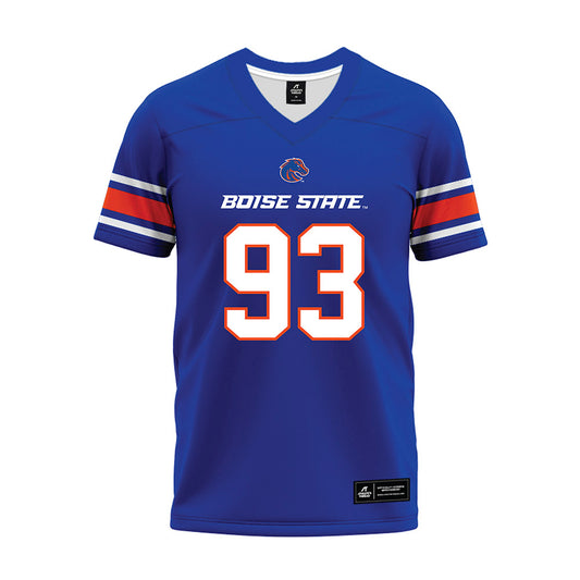 Boise State - NCAA Football : Ryder Swanson - Blue Premium Football Jersey-0