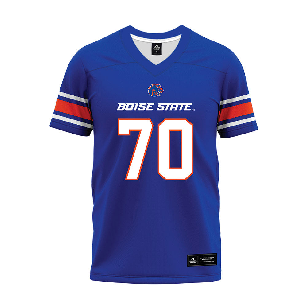 Boise State - NCAA Football : Kyle Cox - Blue Premium Football Jersey-0