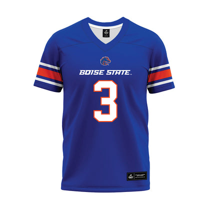 Boise State - NCAA Football : Cameron Bates - Blue Premium Football Jersey-0