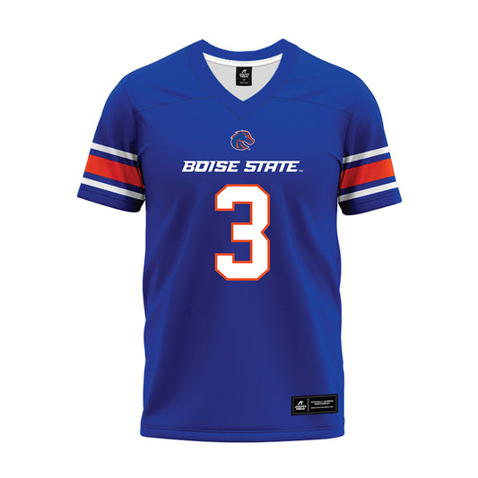 Boise State - NCAA Football : Cameron Bates - Blue Premium Football Jersey-0
