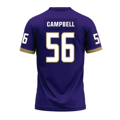 JMU - NCAA Football : JaKobe Campbell - Purple Premium Football Jersey-1