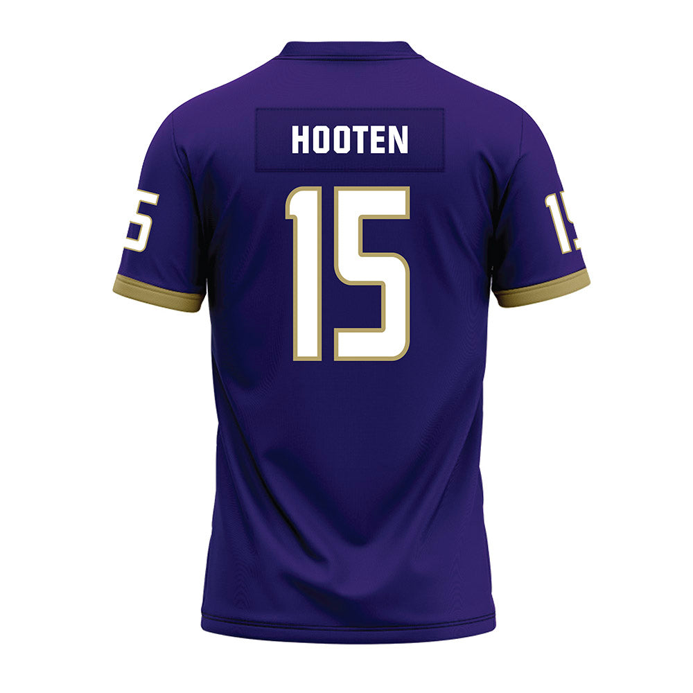 JMU - NCAA Football : Jt Hooten - Purple Premium Football Jersey-1
