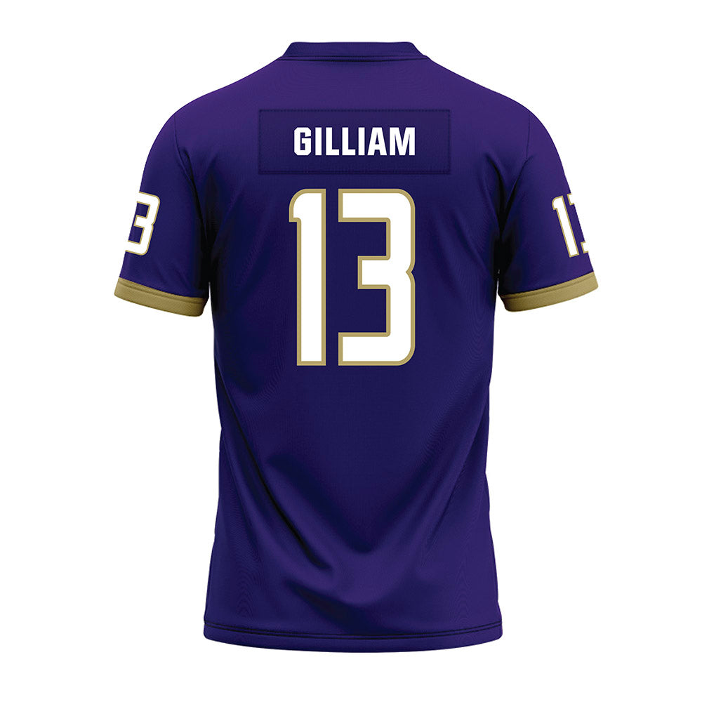 JMU - NCAA Football : Kacey Gilliam - Purple Premium Football Jersey-1