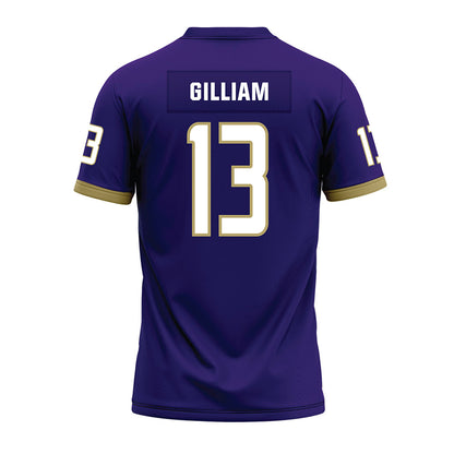 JMU - NCAA Football : Kacey Gilliam - Purple Premium Football Jersey-1