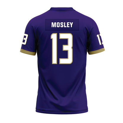 JMU - NCAA Football : KD Mosley - Purple Premium Football Jersey-1