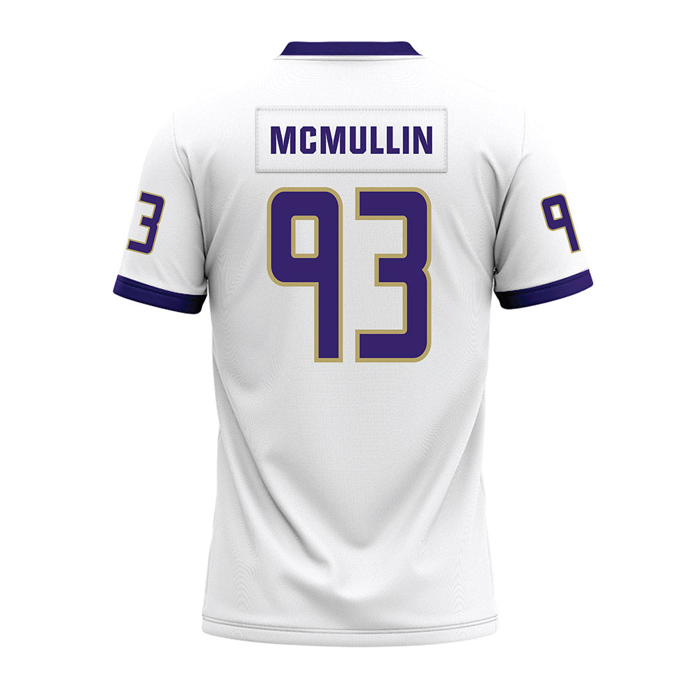 JMU - NCAA Football : Mychal McMullin - White Premium Football Jersey-1