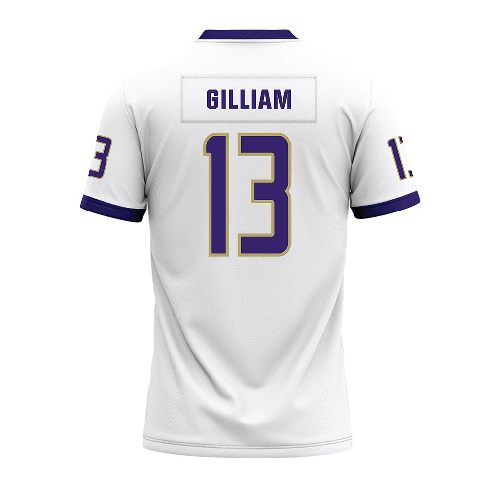 JMU - NCAA Football : Kacey Gilliam - White Premium Football Jersey-1