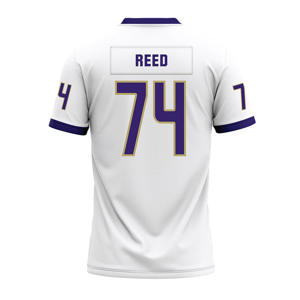 JMU - NCAA Football : Sani Reed - White Premium Football Jersey-1