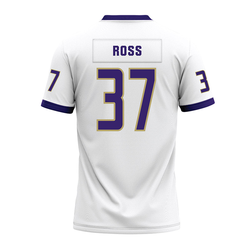 JMU - NCAA Football : Hayden Ross - White Premium Football Jersey-1